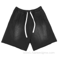 Street Wear Vintage Washed Color Men's Shorts